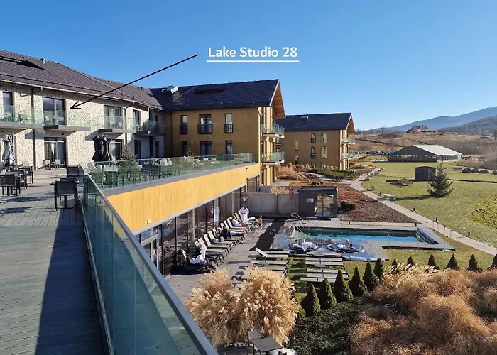 Lake Studio 28 - widok na góry i zalew- L&Hill Apartament